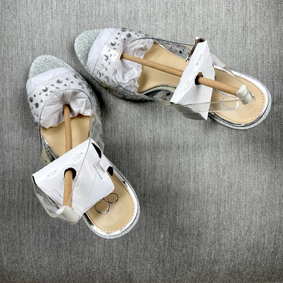 Jessica Simpson Jaisey High Heel in Clear 10M Like New - Picture 9 of 10